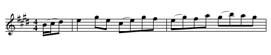 Hawk. JMT.054, The - staff notation
