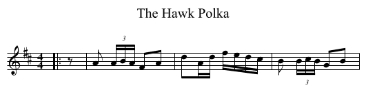 Hawk Polka, The  - staff notation
