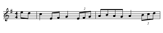 Hawke's HP - staff notation