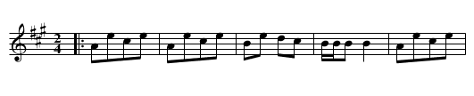 Hawke's Humour. JJo8.191 - staff notation