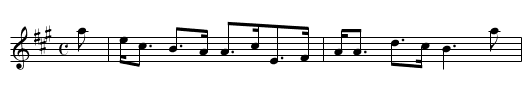 HAZELDEAN - staff notation
