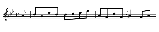 He That Has a Bonny Lassie &c. - staff notation