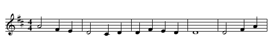 Hear Us O Lord from Heaven Thy Dwelling Place - staff notation
