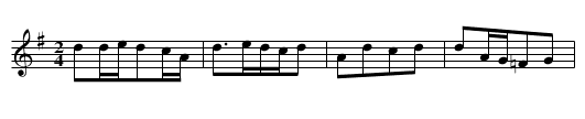 Hebao diao - staff notation