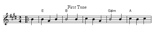Hebrides Waltzes - staff notation
