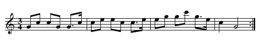 Hedesundapolska - staff notation