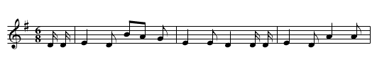 Heigh-ho - Hard - staff notation