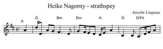 Heike Nagorny - strathspey - staff notation