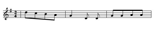 HEILE HEILE HEILE - staff notation