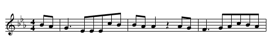 HEITER WAR DER FRUEHLING - staff notation