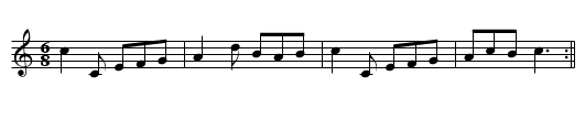 Hela'r Sgyfarnog - staff notation