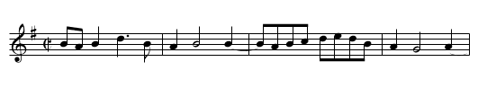 Hell Bound for Alabama - staff notation