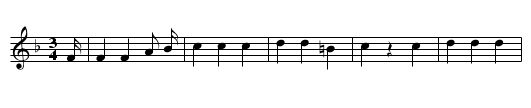 Helston Wassail - staff notation