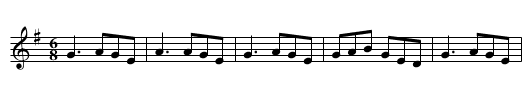 Helvic Head - staff notation