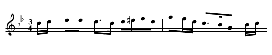 Hen and Chickens [1] - staff notation