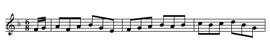 Hen and cock that strayed away together, The - staff notation