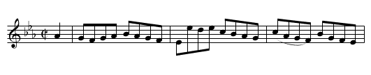 Hendrie's Hornpipe - staff notation