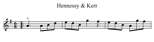 Hennessy & Kerr - staff notation