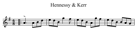 Hennessy & Kerr - staff notation