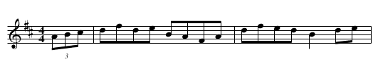 Her golden hair hung down in ringlets - staff notation