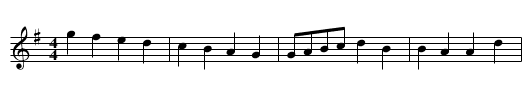 Herbert Smiths' Four Hand Reel - staff notation