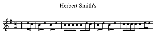 Herbert Smith's - staff notation