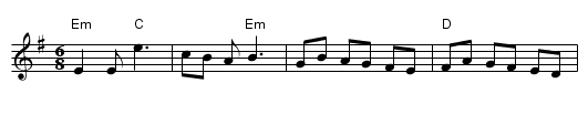 Herbert the Sherbert - staff notation