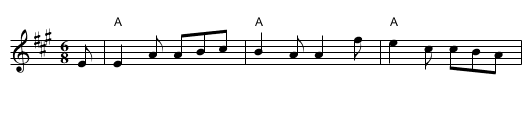 Herb's Jig - staff notation
