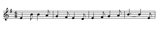 Here We Come A-Wassailing - staff notation
