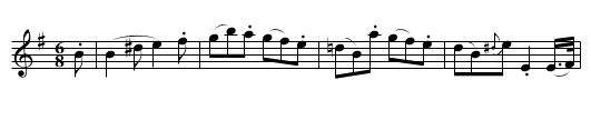 Here we dwell - staff notation