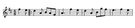 Here's a Health to them that's awa' - staff notation