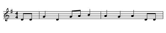 Herr und Schildknecht - staff notation