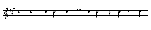 Herzog Ernst - staff notation