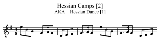 Hessian Camps [2] - staff notation