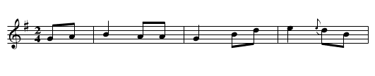 Hey burdy croon - staff notation