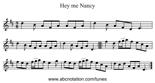 Hey me Nancy - staff notation