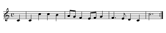 Hey, Then Up Go We [2] - staff notation