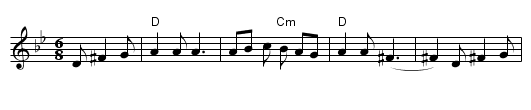 Heyser Bulgar - staff notation