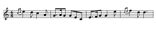 Hibernia - staff notation
