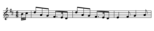 Hibernian Frolick. JB.49 - staff notation
