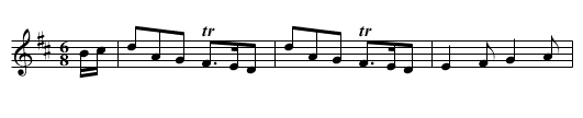 Hibernian Frolick. Ru2.077 - staff notation