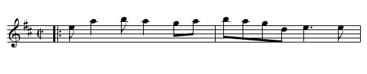Hickory Jack - staff notation