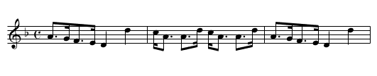 Hielan' Tonal' - staff notation