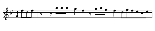HIER STEHEN WIRAUF UNSERN KRUECKEN - staff notation