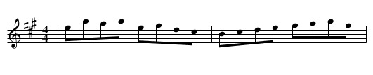 High Fiddle, The - staff notation