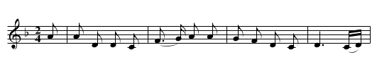High Germany - staff notation