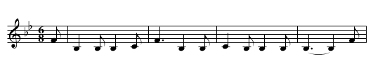 High Germany - staff notation