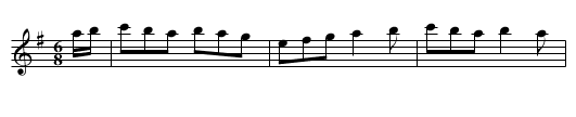 High Jig - staff notation