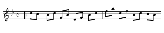 High Level Hornpipe [1] - staff notation