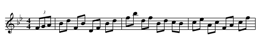 High Level Hornpipe [1] - staff notation